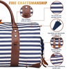 Leather Style Gym Duffel Bag With Large Capacity Storage Design For Business Travel And Fitness