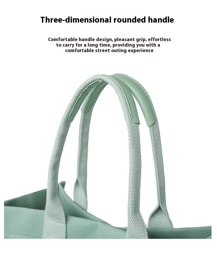 2Reinforced leather-trimmed handles