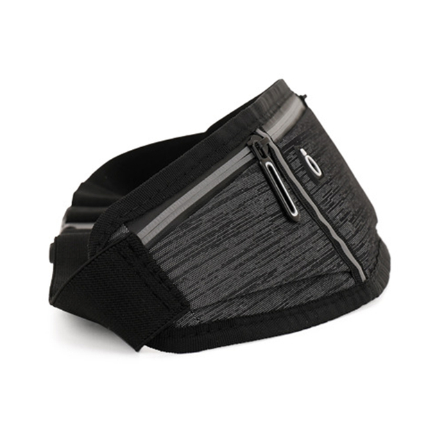 Three Pocket Reflective Running Waist Bag Manufacturer | Slim Marathon Belt Supplier
