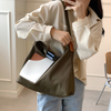 Vintage Color Block Canvas Tote Shoulder Bag | Canvas Handbag Manufacturer & OEM Supplier