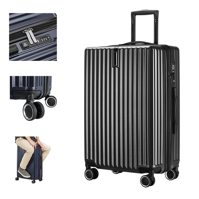 OEM PP Trolley Suitcase Set | 20 Inch Custom Logo Spinner Carry-On Luggage for Students & Travel