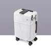 Front-Opening Carry-On Suitcase | Multi-Function Hard Shell Spinner Travel Luggage