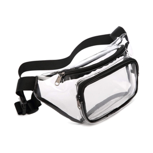Double Layer Transparent PVC Waist Bag Manufacturer | Clear Crossbody Bag Supplier