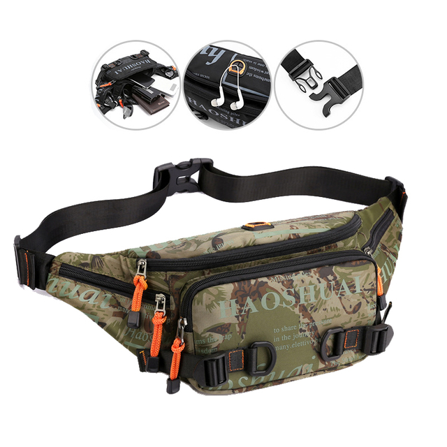 Camouflage Outdoor Waist Bag Manufacturer | Multi Pocket Tactical Chest Bag Supplier
