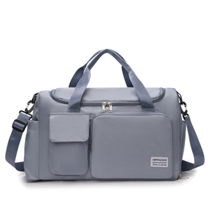 Multi-Compartment Travel Gym Bag With Dry Wet Separation Design For Fitness And Daily Use