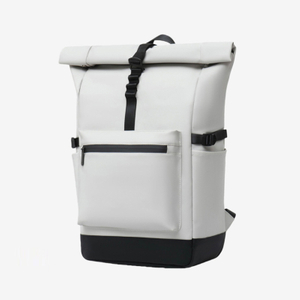 PU Leather Business Travel Backpack with Multi Compartments