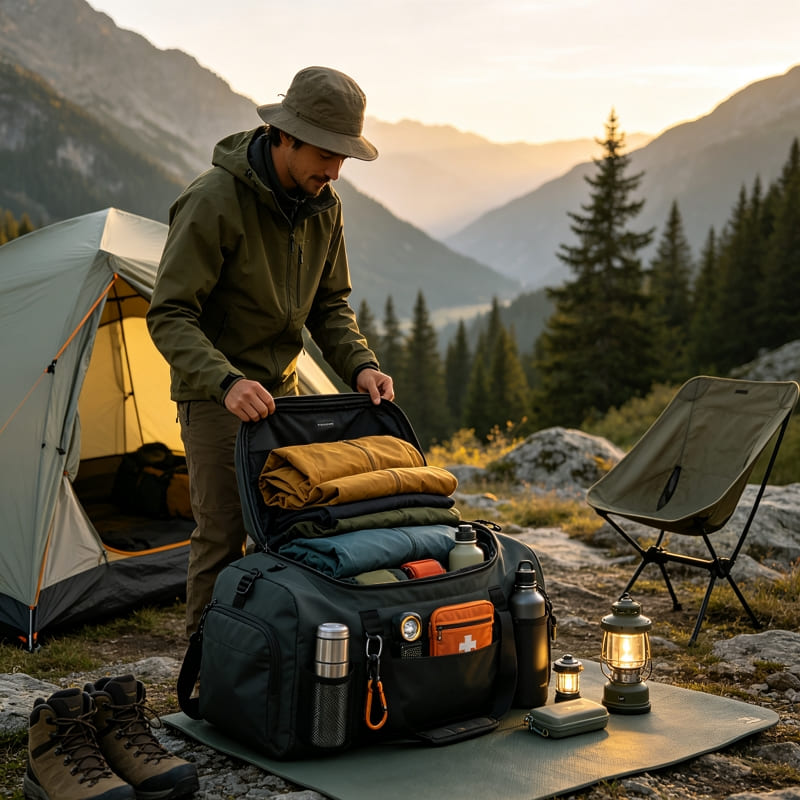 8. Camping & Outdoor Adventure Scene