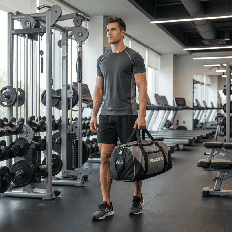 1. Gym Fitness Training Scene