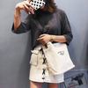 French Vintage Letter Canvas Bucket Bag | Fashion Canvas Bag Manufacturer & OEM Supplier