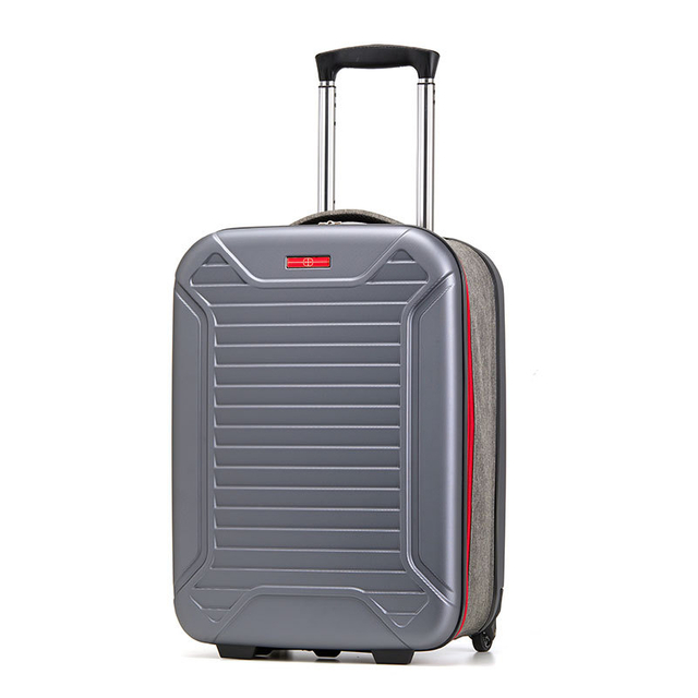 Ultra-Thin Foldable Carry-On Suitcase | Portable Lightweight Foldable Travel Luggage