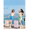 Expandable Front Opening Hard Shell Suitcase | Shockproof Travel Luggage for Students & Business