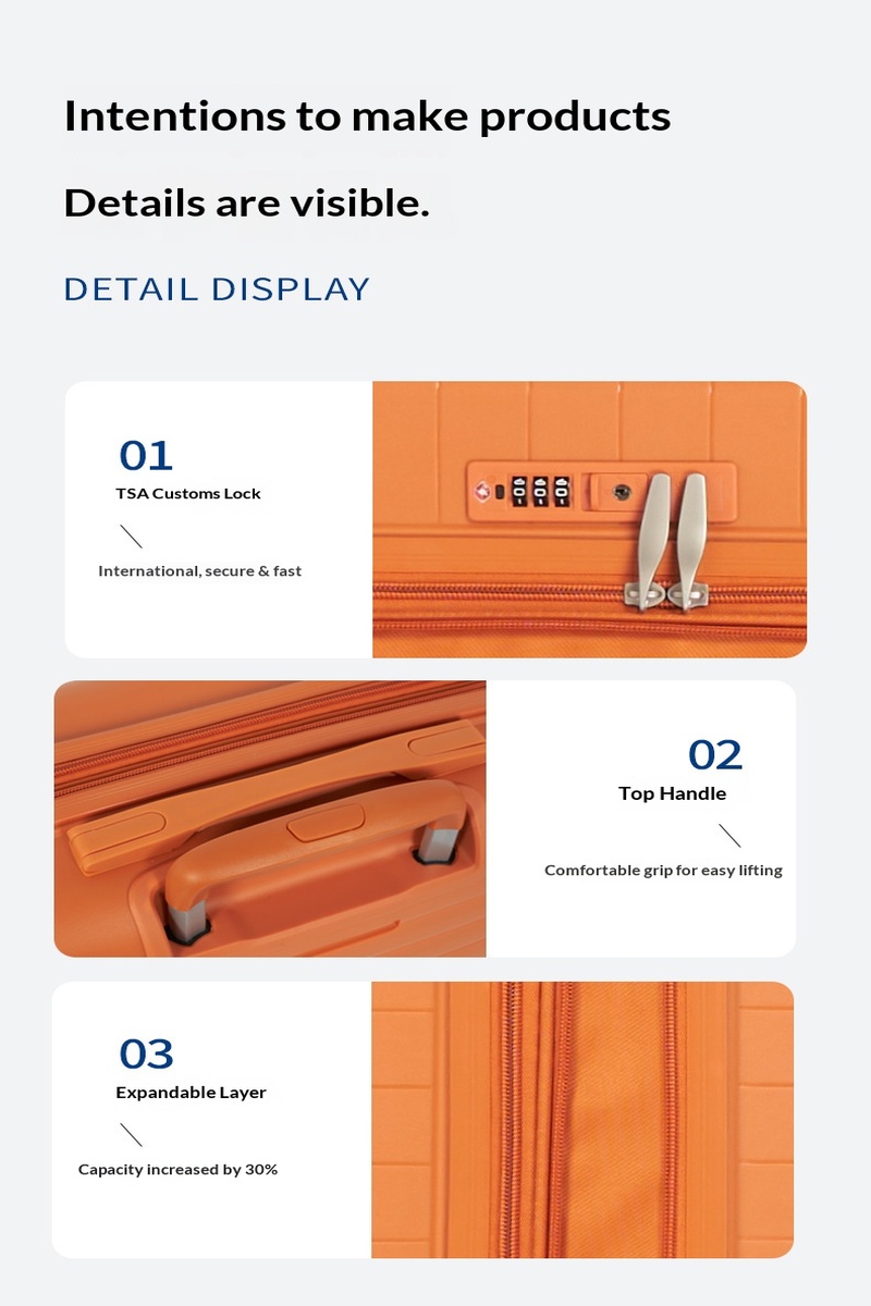 4lightweight luggage for business trips manufacturer