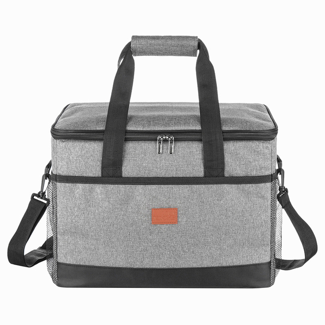 Large Capacity Insulated Cooler Bag Portable Thermal Lunch Bag for Food and Beverage Storage
