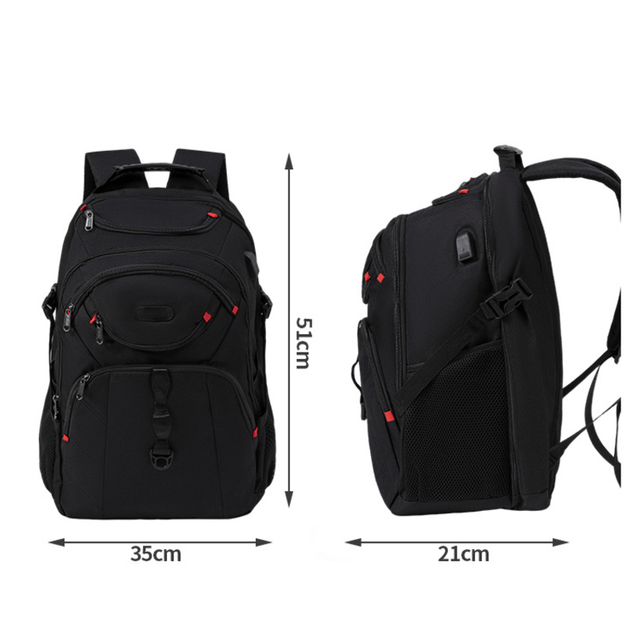 Lightweight Men's Travel Backpack, Multifunction Laptop Bag