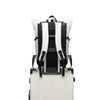 PU Leather Business Travel Backpack with Multi Compartments