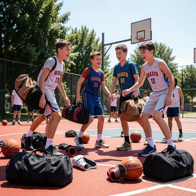 3. Basketball Training Scene