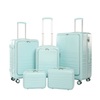 Large Capacity Women’s Carry-On Suitcase | 20 Inch Front-Opening Spinner Luggage with Password Lock