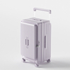 Expandable Front Opening Hard Shell Suitcase | Shockproof Travel Luggage for Students & Business