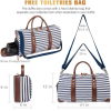 Leather Style Gym Duffel Bag With Large Capacity Storage Design For Business Travel And Fitness