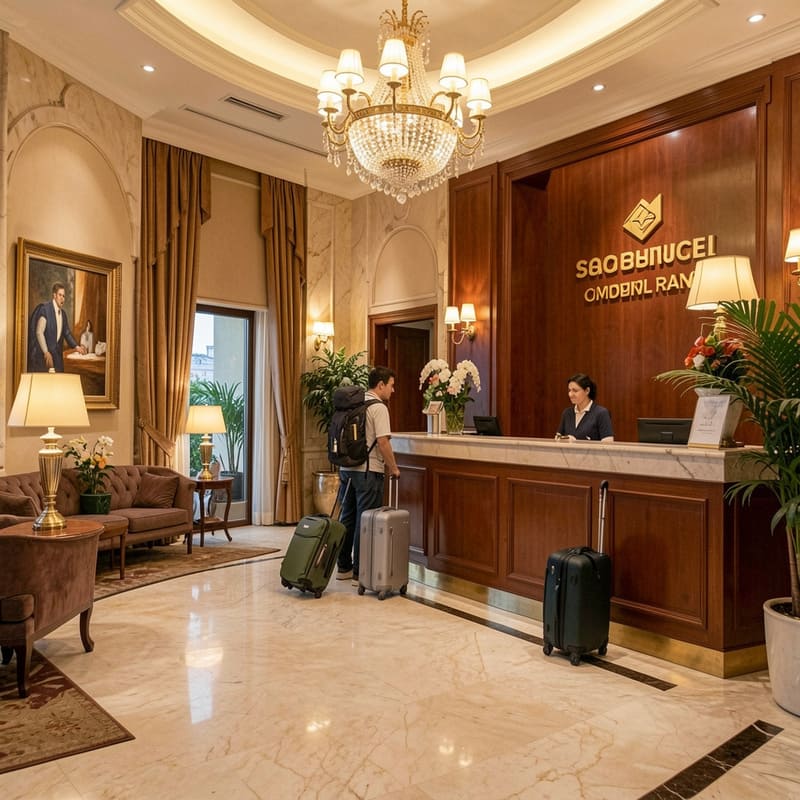 hotel check-in scenarios