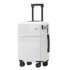 Front-Opening Carry-On Suitcase | Multi-Function Hard Shell Spinner Travel Luggage