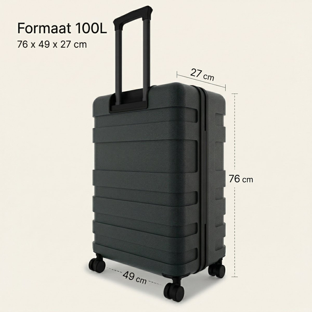2-Piece TSA Luggage Set 143L | Carry-On & Large Spinner Suitcase for Travel & Business
